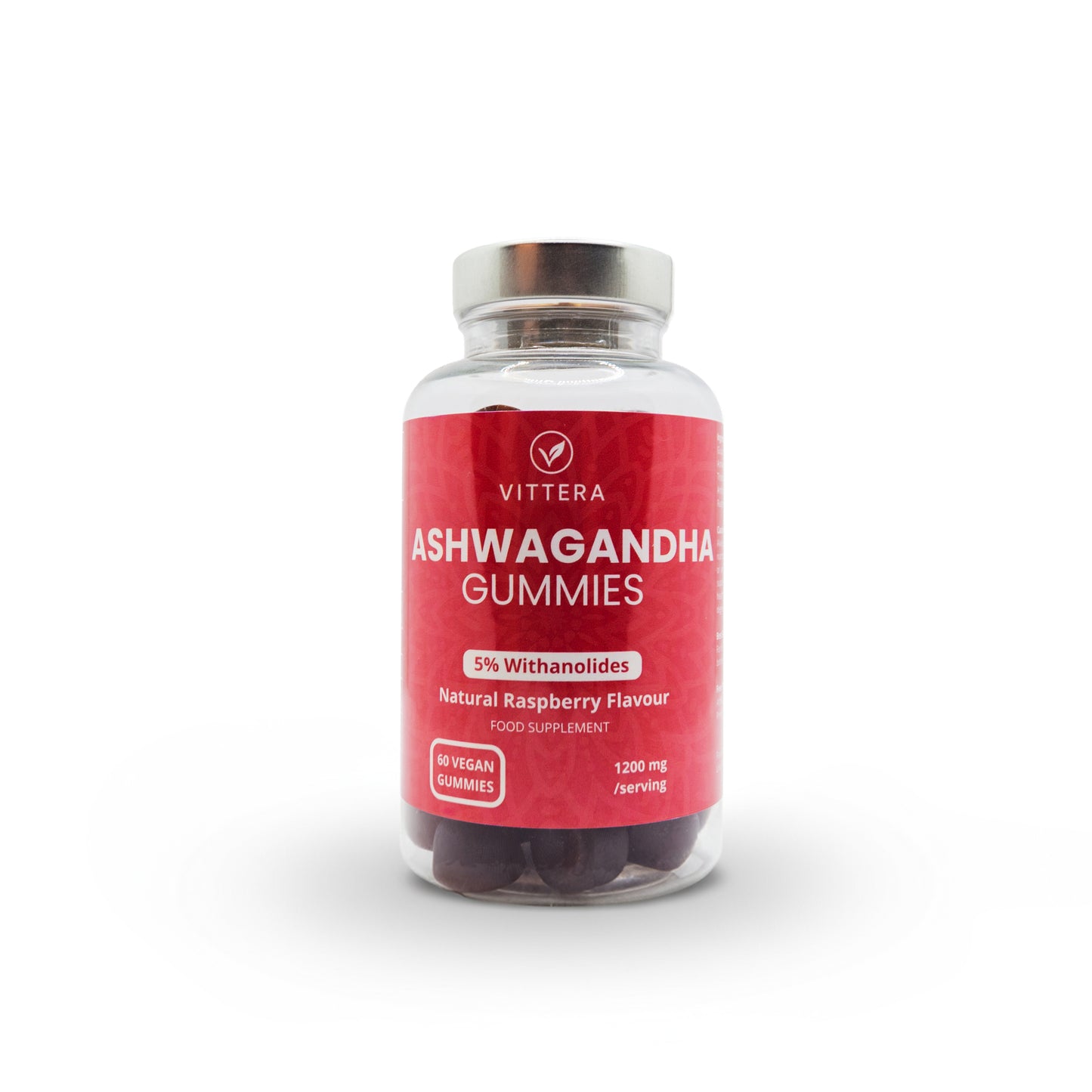 Vittera Ashwagandha Gummies bottle on a white background